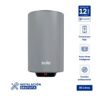 Terma Eléctrica Sole Genius Wifi 80 SOLTEGE080C Litros Acero Aporcelanado