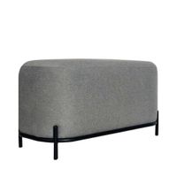 Sofa Ottoman 80X45 Gris - Ziyaz