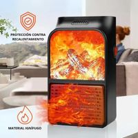 Calefactor Portatil  Flame Heater de 900 Watts