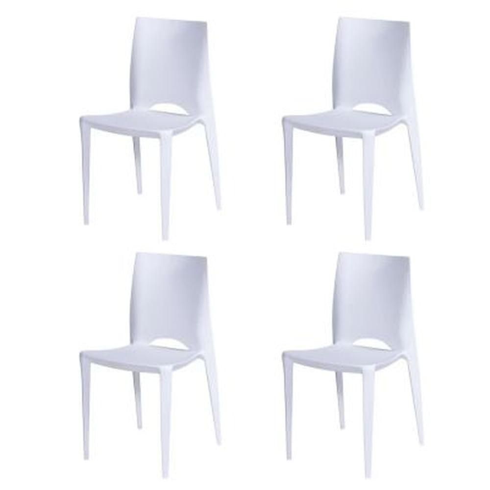 Pack Silla de Comedor Marsella Blanco