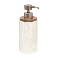 Dispensador Jabón Efecto Mármol Crema