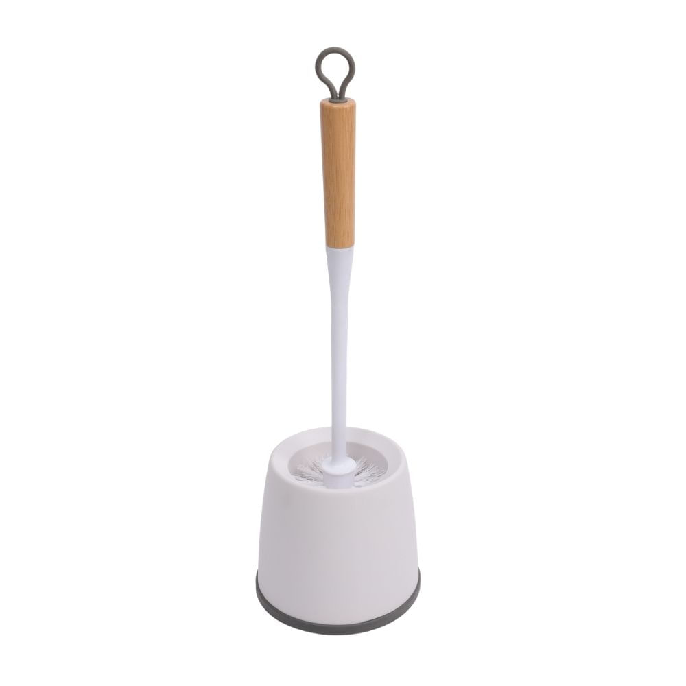 Escobilla para inodoro Mango Bambu Blanco