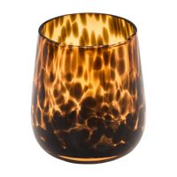 Vaso para Cepillos Orange Vidrio Marrón