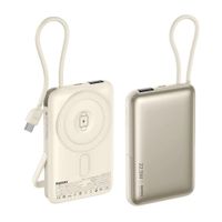 Power Bank Magnético Remax MC-01 3 en 1 Silver 10000mAh 15W