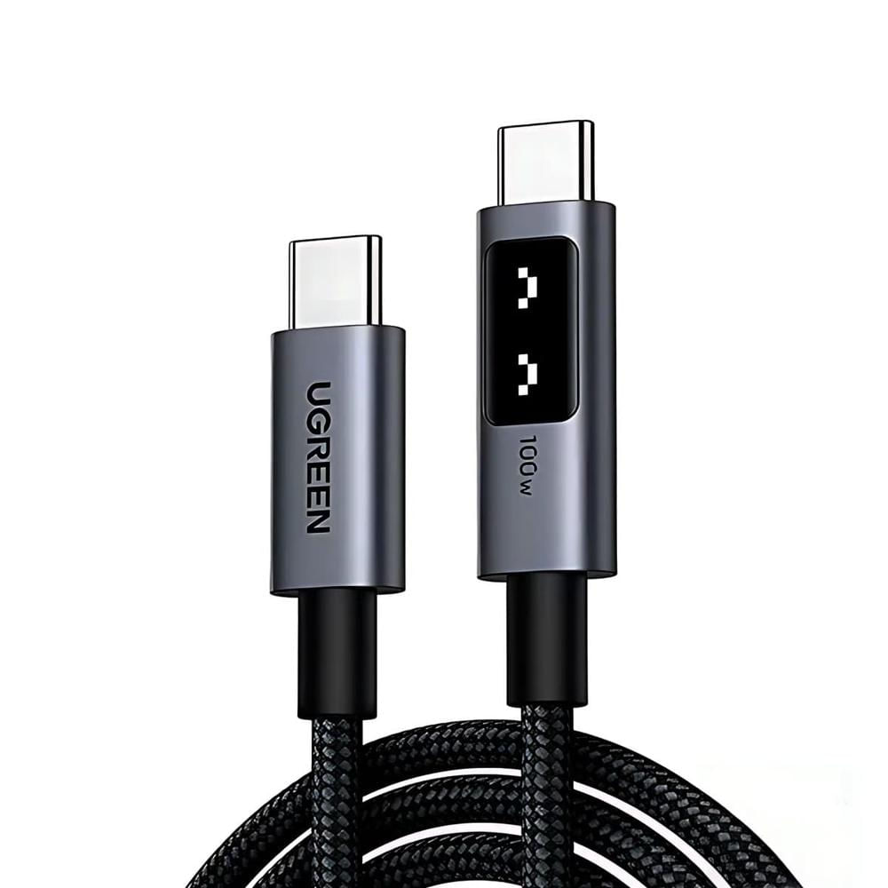 Cable UGREEN tipo C 100W L509 Usb C a Usb C Pd Carga Rapida Pantalla 1M