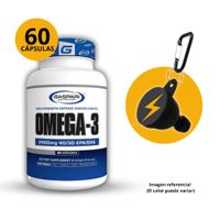 Omega 3 Gaspari Nutrition 2400mg de 30 Servicios con portasuplementos gratis