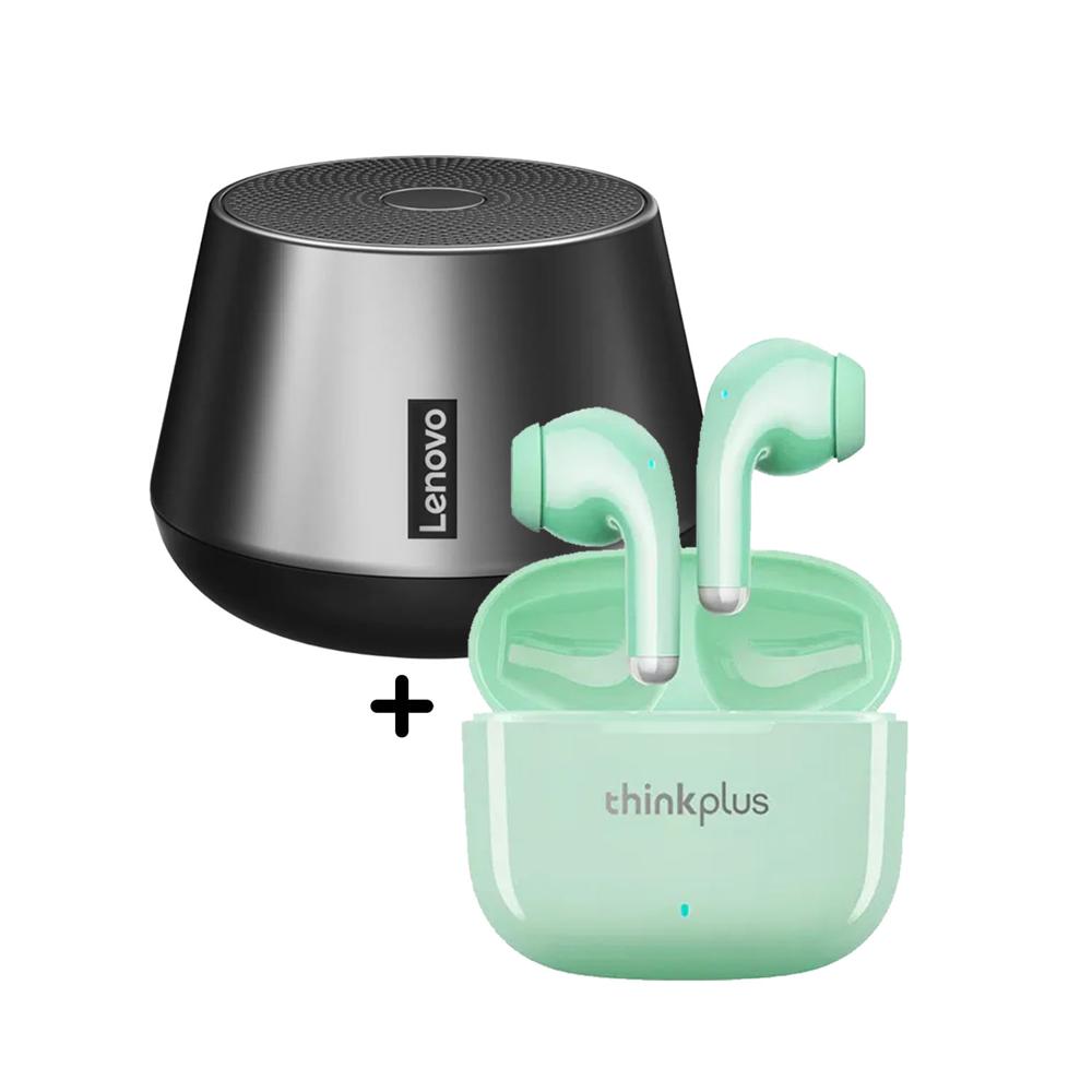 Combo Parlante K3 Pro + Audífono LP40 Pro Verde