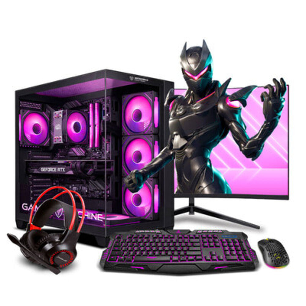 COMPUTADORA PC GAMER DRACO PINK PLUS CORE I7 12700F 32GB 1TB 24 RTX5060 8GB MI PC LISTA MIPCLISTA