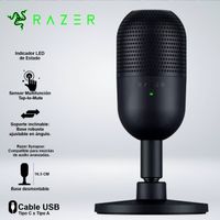 MICROFONO RAZER SEIREN V3 MINI SENSOR MUTE SUPREME RUIDO