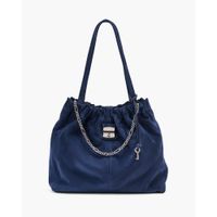 CARTERA MARC JACOBS THE SUEDE CRISTINA TOTE | NAVY