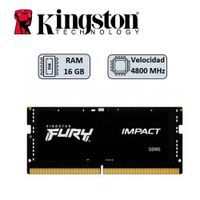 MEMORIA RAM SODIMM KINGSTON FURY IMPACT 16GB DDR5 4800 CL38
