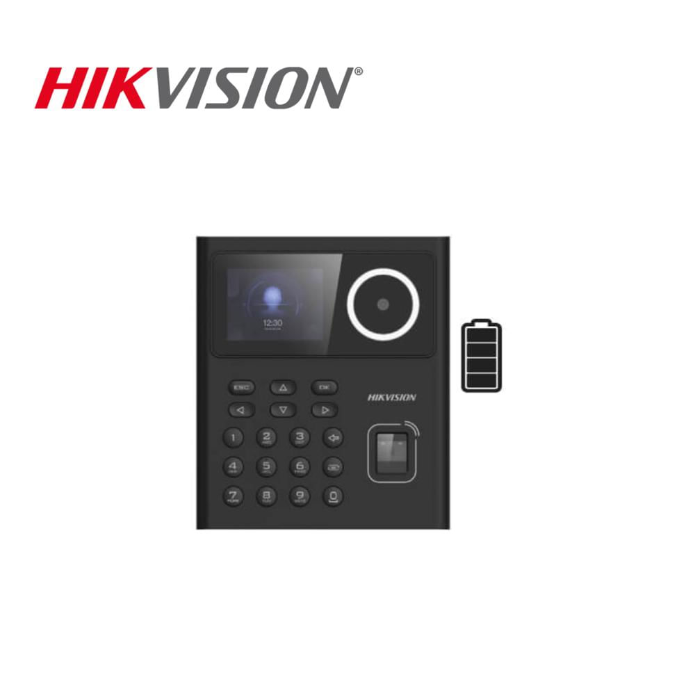 CONTROL DE ACCESO Y ASISTENCIA WIFI CON BATERIA  HK-DS-K1T320EFWX-B