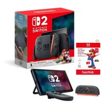 CONSOLA NINTENDO SWITCH 2 + MARIO KART WORLD + MICROSD 256GB