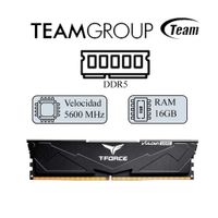MEMORIA RAM PC T-FORCE VULCAN 16GB DDR5 5600MHZ CL36