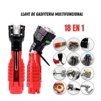 Llave de gasfitería 18 en 1 - Todo en 1