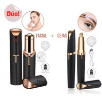 DUO Depilador Facial + Depilador de Cejas Recargable