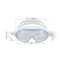 Lentes de Natación con Protección UV y Tapones de Oído Color Celeste Celeste