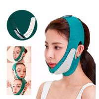 Faja Facial Reductora De Papada Talla Estándar Verde