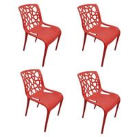 Silla de Comedor Ginebra ROJO