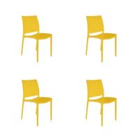 Pack Silla de Comedor Sofia Amarillo