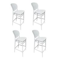 Pack de 4 Banco Bar Modelo BOSTON BLANCO