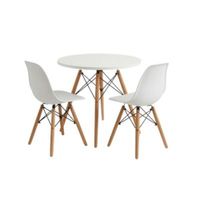 PACK de 2 Sillas Sofia Niño Blanco + Mesa Modelo Sofia niño