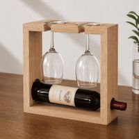Mini Bar De Mesa Para Vino Maderada