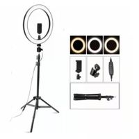 Aro De Luz Led 26 Cm Con Tripode 2 Metros