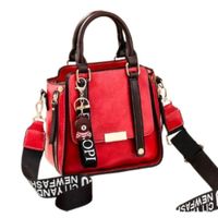 Bolso de mano Bolso bandolera Cuero de PU Oficina Diario Cremallera Negro
