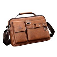 Bandolera Hombre Cuero PU  Morral Weixier Porta Table.