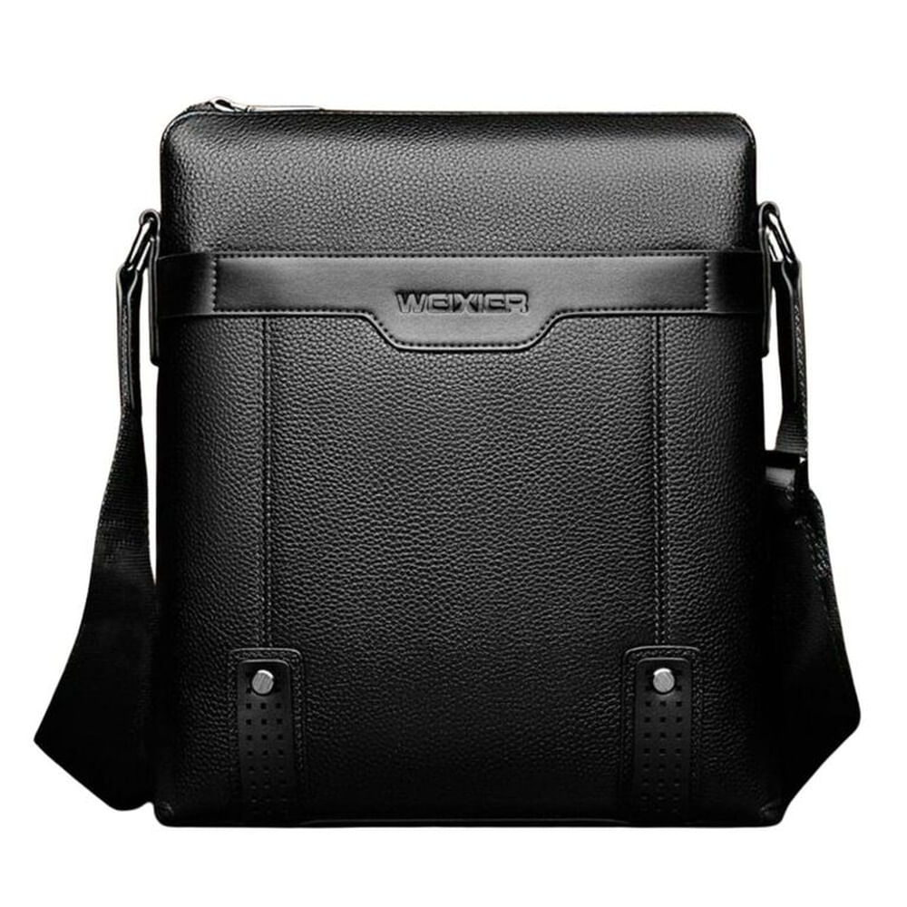 Bandolera de Hombre Cruzada Tipo Bandolero Casual Mariconera Negro