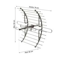 Antena Digital Exterior Tv Tdt Curva Grande American Star