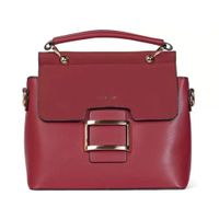 Cartera portátil  estilo coreano, pequeño bolso cuadrado britanico. Negro