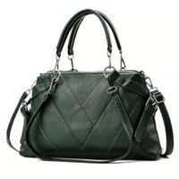 Cartera de Cuero Pu moda estilo Americano Negro