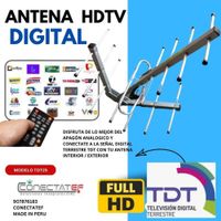 Antena Aérea TDT BTO2  Para la  Television DIGITAL Vhf Uhf Hdtv.