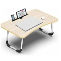 Mesa para Laptop plegable portatil Soporte Multifuncion MADERA CLARA