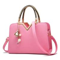 Cartera de mano para mujer bandolera de lujo a la moda coreana Negro