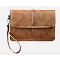 Morral de cuero diseño ejecutivo elegante de cuero Negro