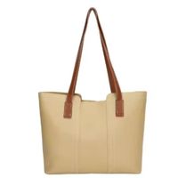 Bolso de Cuero Pu de gran capacidad  alta calidad estilo Americano. Negro