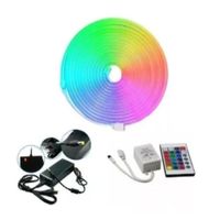 Luz Led Neón MULTI COLOR 5m +fuente De Poder 12v+conector Hembra