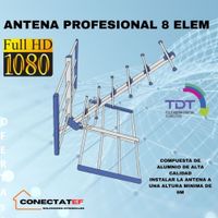 Antena  digital HD Modelo Super YAGI Conectatef