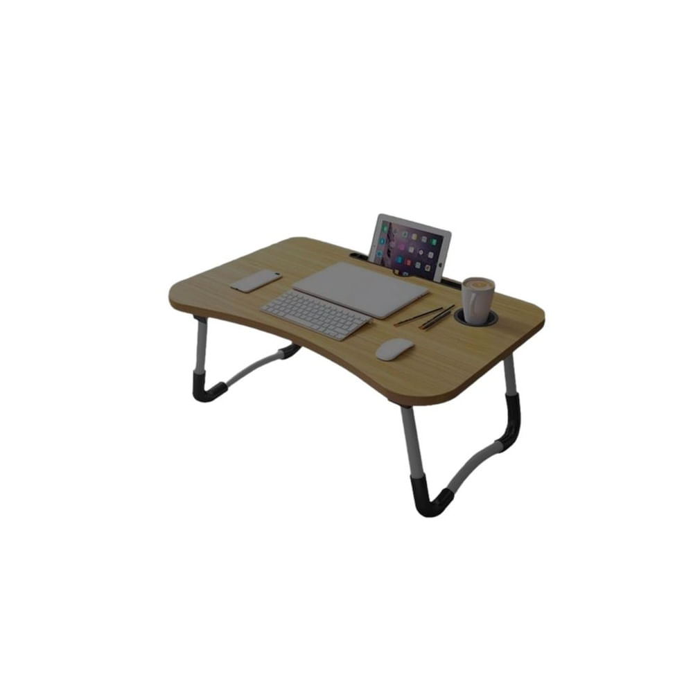 Mesa para Laptop plegable portatil Soporte Multifuncion MADERA