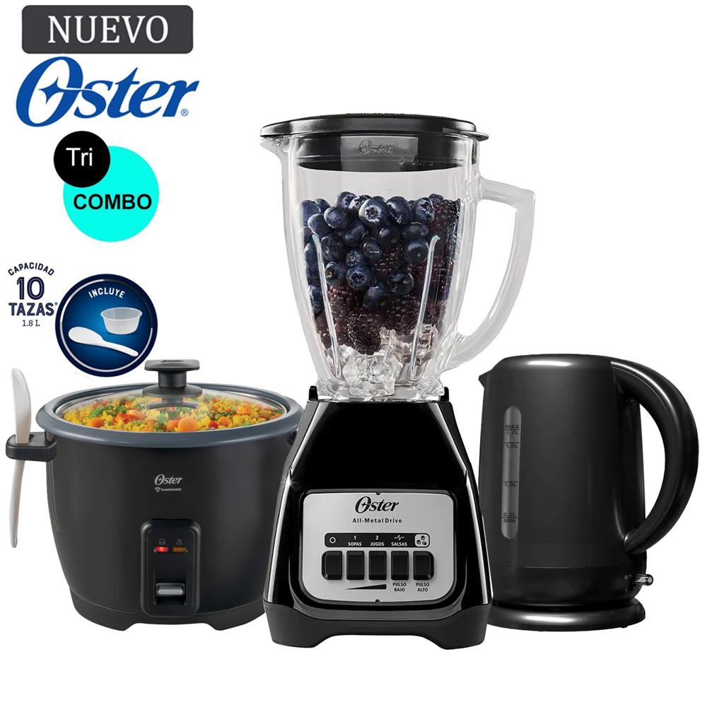 Tri-Combo Oster Olla Arrocera CKSTRCB10DFBLK - BLSTKAG-BPB- BVSTKT3101