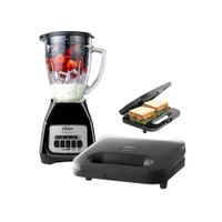 COMBO OSTER Licuadora 1.5LTS - Sandwichera para 2 sándwiches