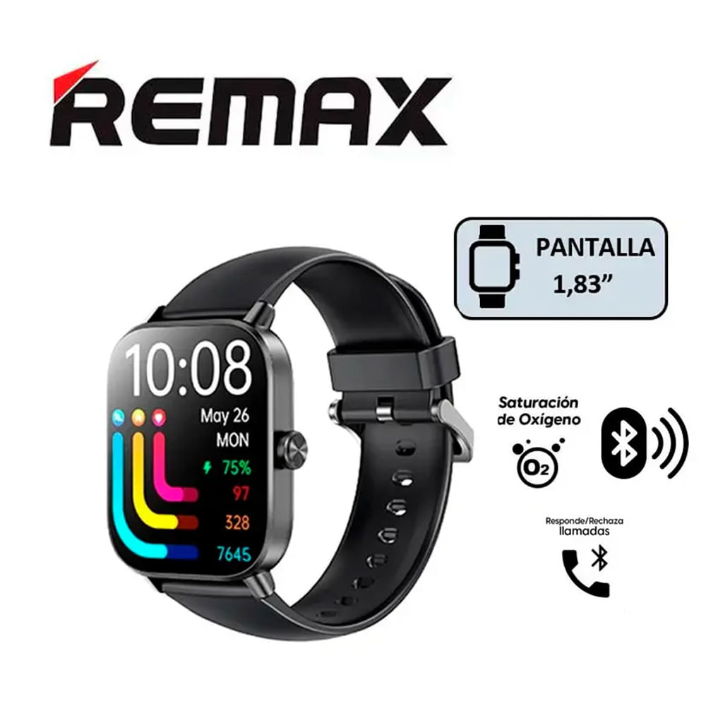 SMARTWATCH REMAX WTCH20 NEGRO