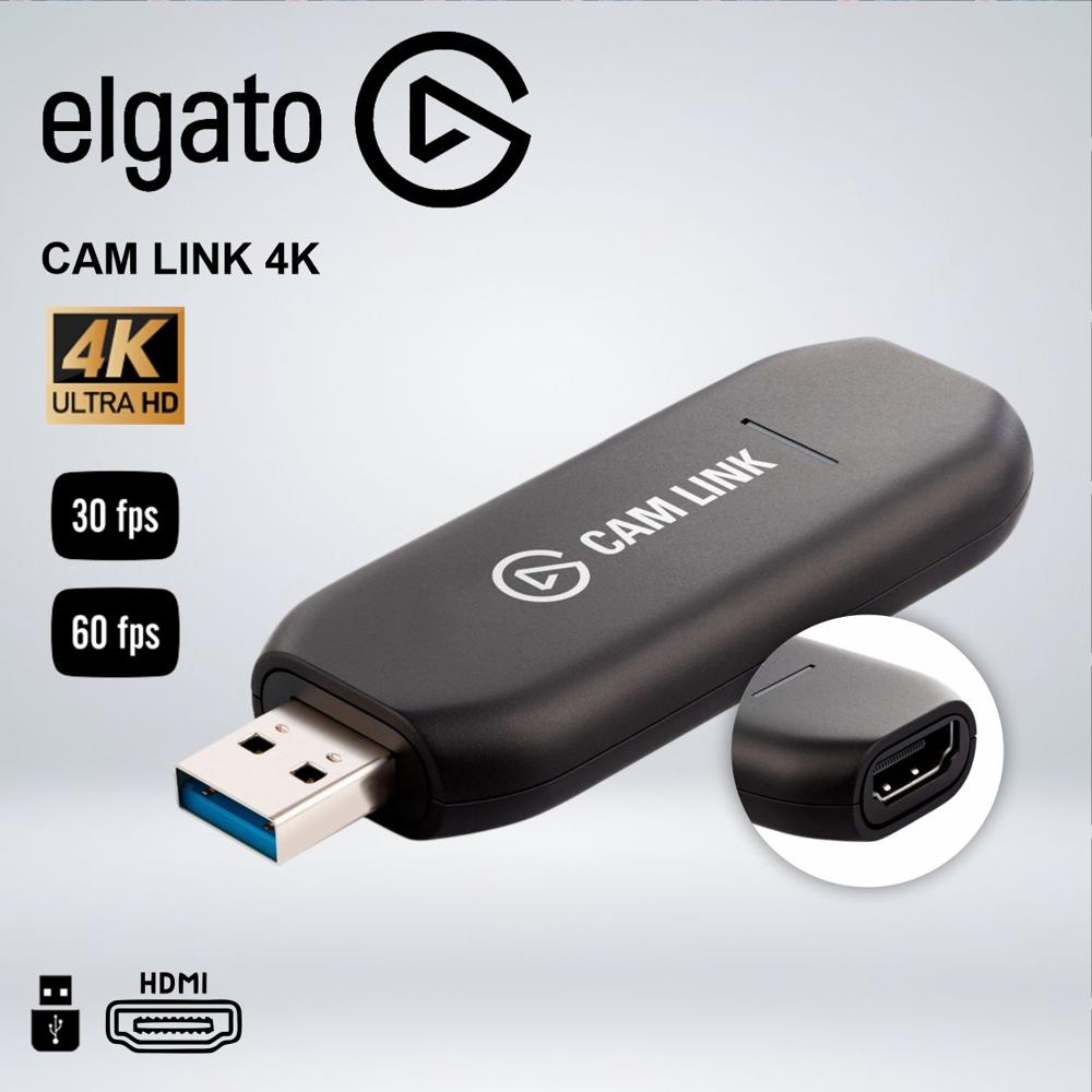 CACTURADOR ELGATO CAM LINK 4K A 30FPS USB A HDMI