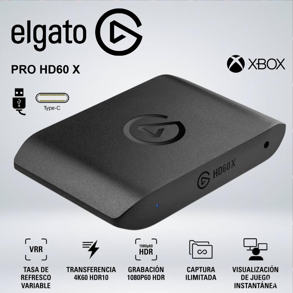 CACTURADOR GAME ELGATO PRO HD60 X