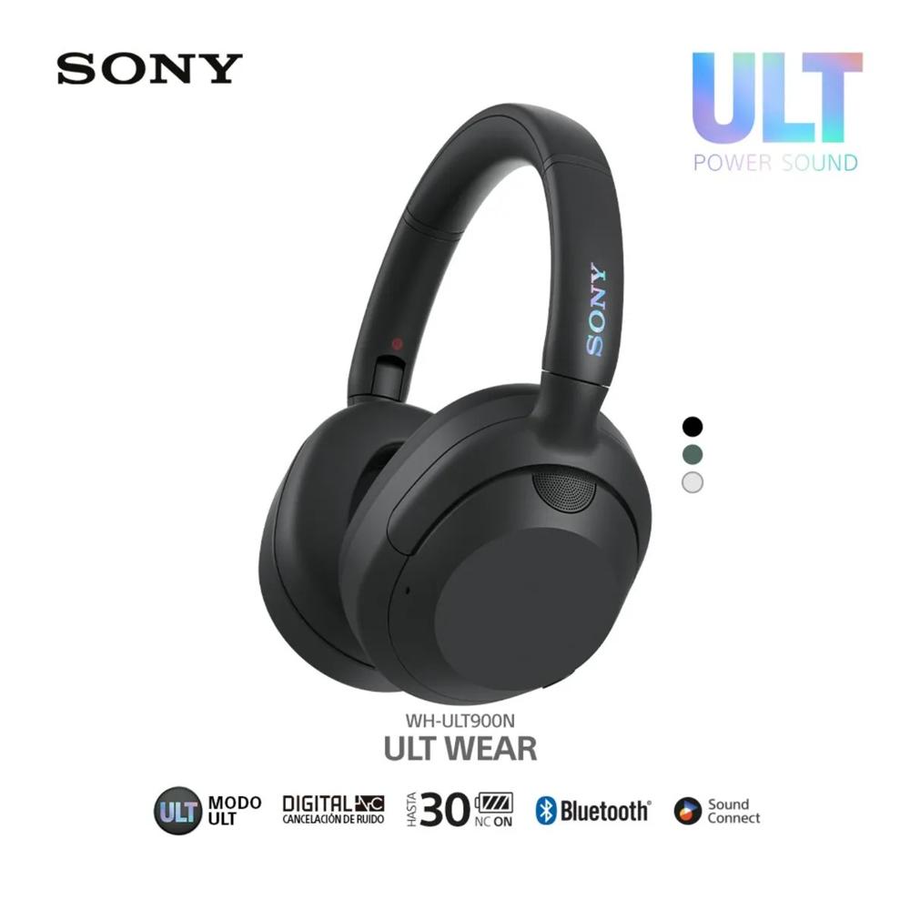 Audífonos Bluetooth SONY ULT WEAR CANCELACION RUIDO WH-ULT900N