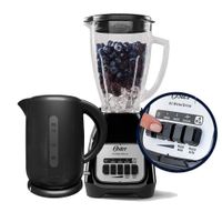 Combo Oster Licuadora BLSTKAG-BPB 2Vel más Hervidor Oster BVSTKT3101 1.7Lt