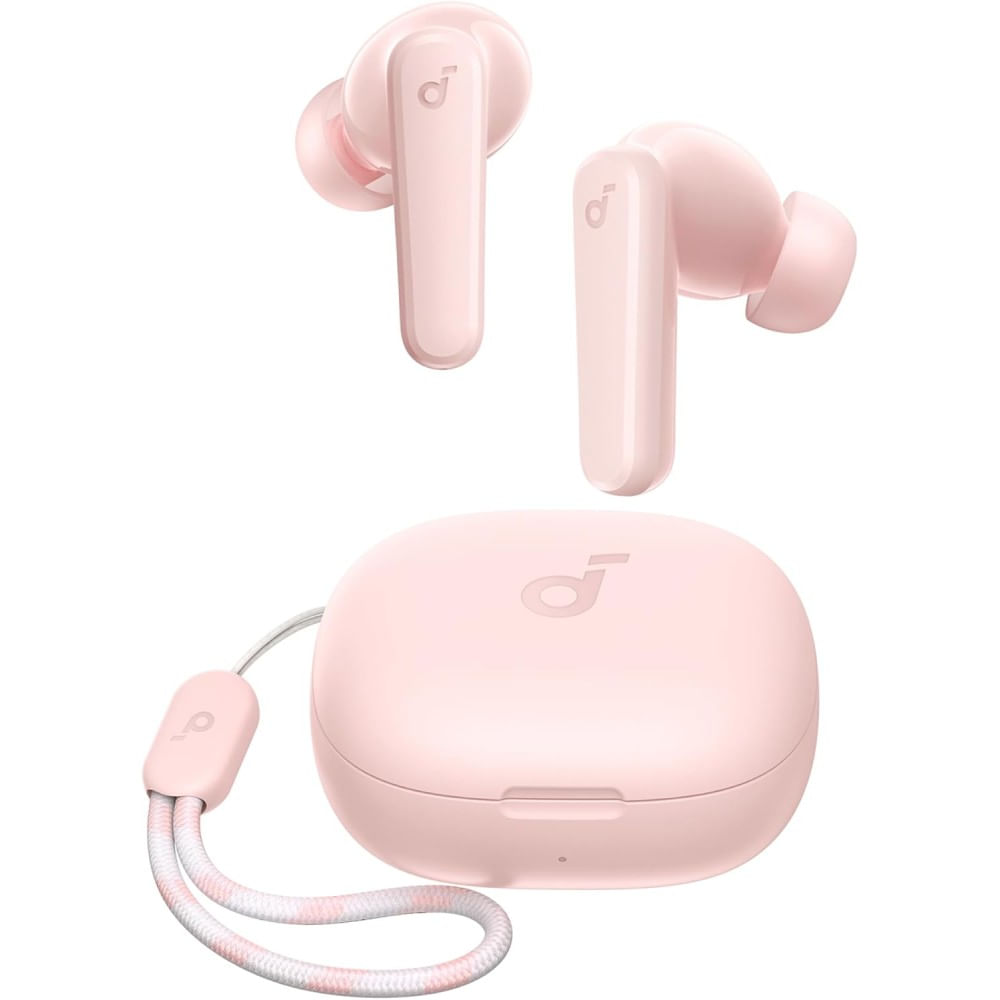 Audífonos Soundcore P20i Bluetooth 5.3 TWS con Bajos Potentes App y Hasta 30 Horas ROSA